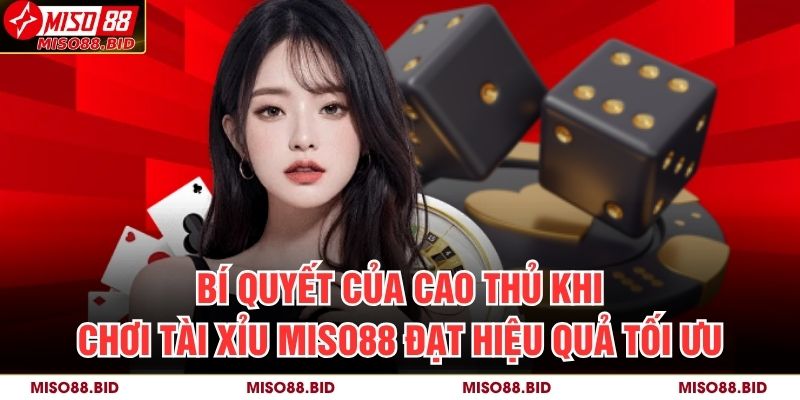 Bí quyết của cao thủ khi chơi Tài Xỉu MISO88 đạt hiệu quả tối ưu