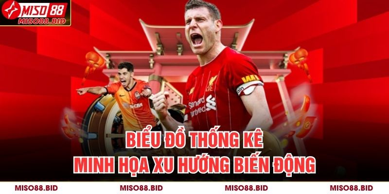 Biểu đồ thống kê minh họa xu hướng biến động